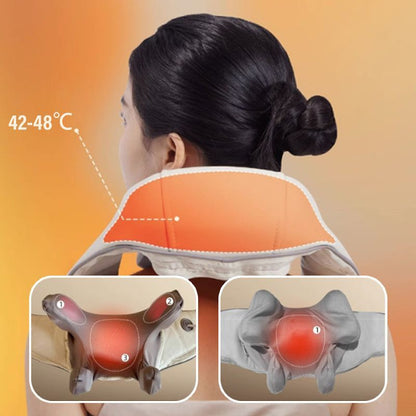 Relaxing Shiatsu Neck and Back Massager With Heat