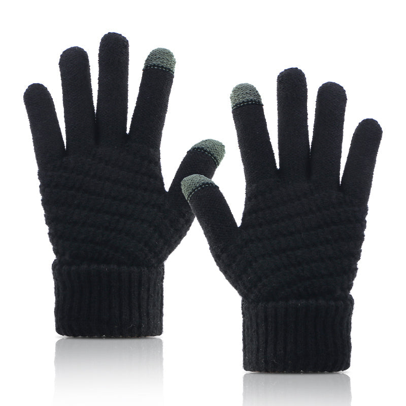 Cozy Thermal Wool Phone Gloves For Women and Men