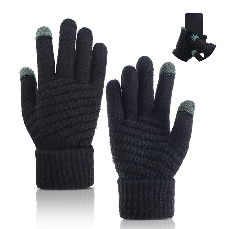 Cozy Thermal Wool Phone Gloves For Women and Men
