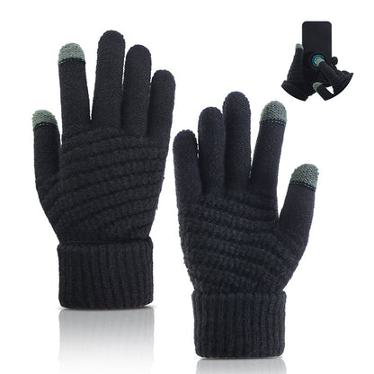 Cozy Thermal Wool Phone Gloves For Women and Men