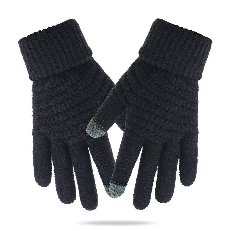 Cozy Thermal Wool Phone Gloves For Women and Men