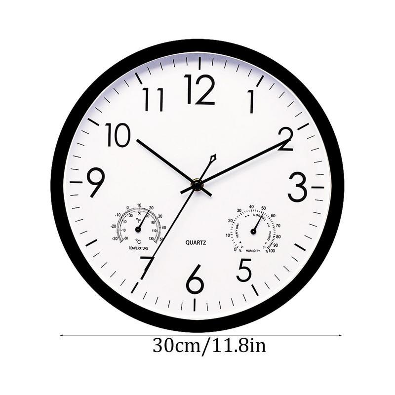 Waterproof Vintage Garden Clock With Temperature Humidity