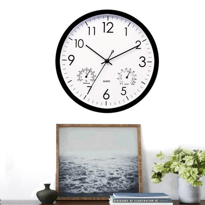 Waterproof Vintage Garden Clock With Temperature Humidity