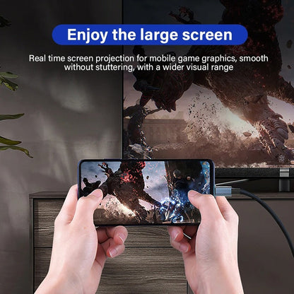 Fast USB-C to HDMI Adapter, 4K HD Video Cable