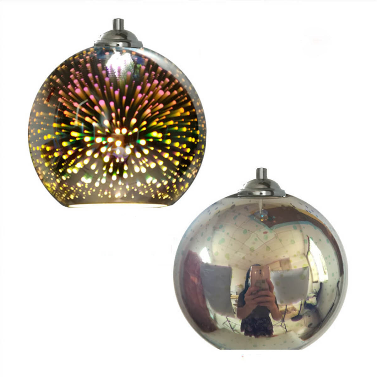 Vibrant Glass Pendant Ceiling Light