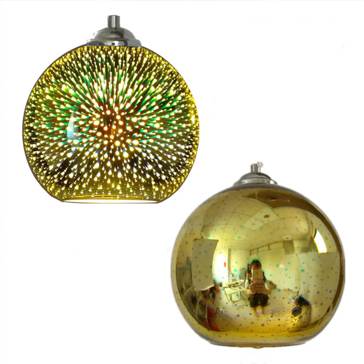 Vibrant Glass Pendant Ceiling Light