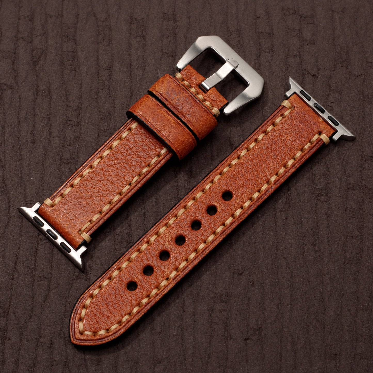 Classic Leather Smart Watch Strap | Handmade