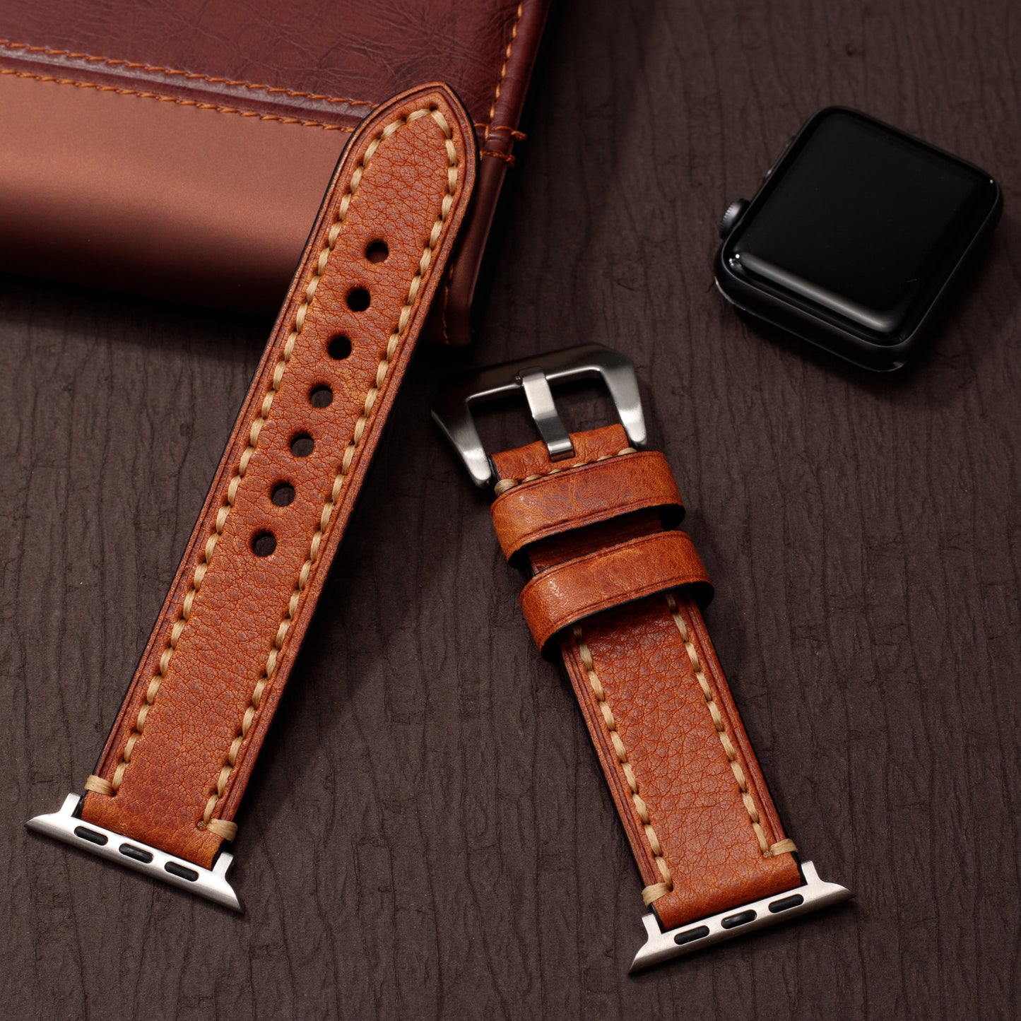 Classic Leather Smart Watch Strap | Handmade