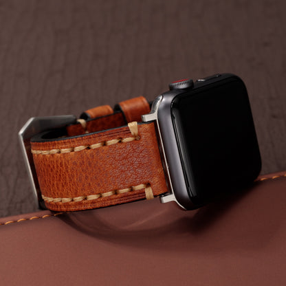 Classic Leather Smart Watch Strap | Handmade
