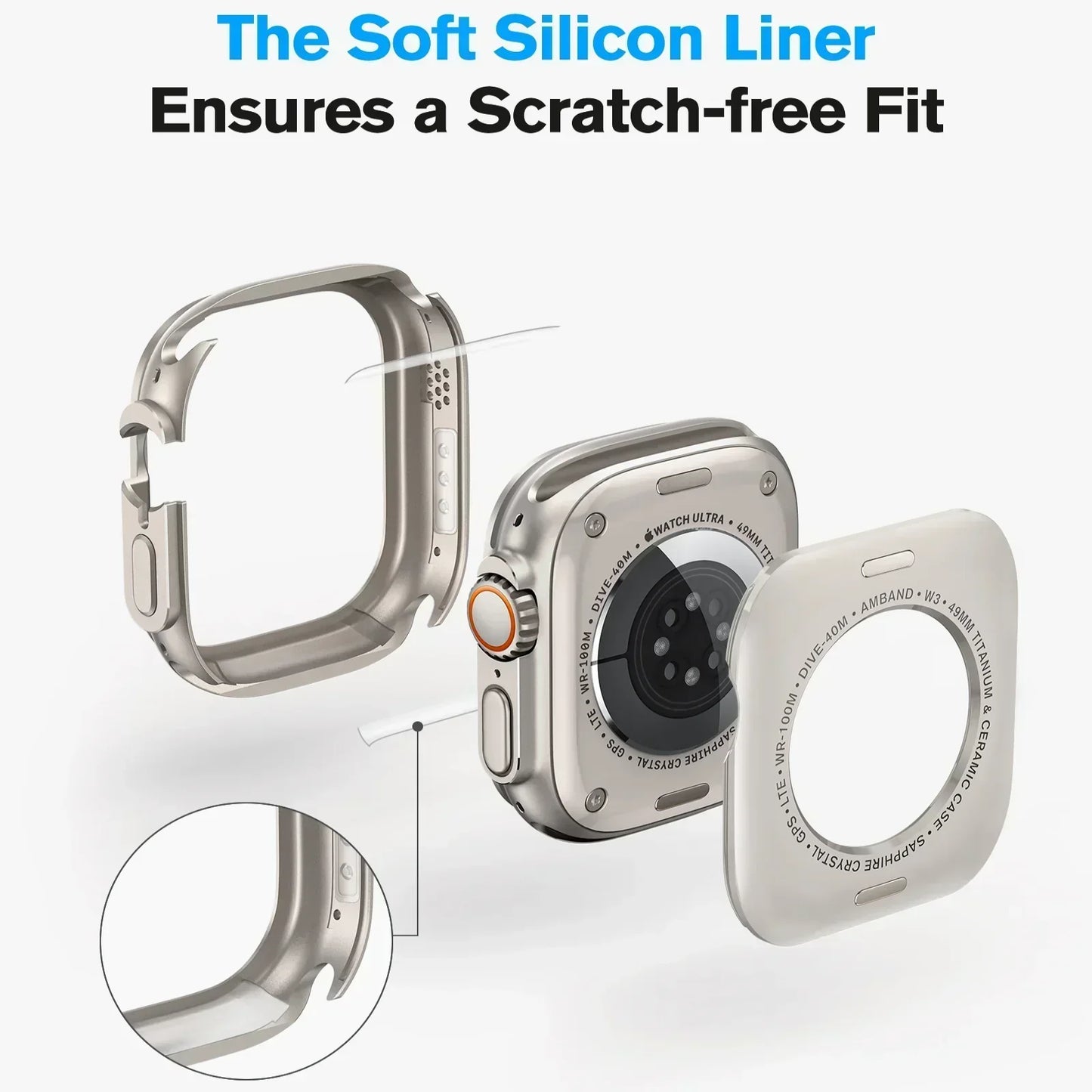 Tough Protective Cover for Apple Watch