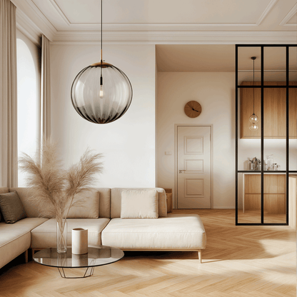 Elegant Clear Hanging Light Fixture
