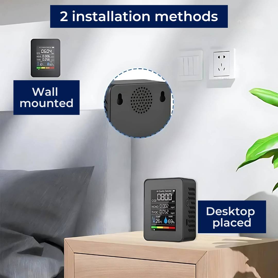 Smart Indoor Air Quality CO2 Detector Alert System