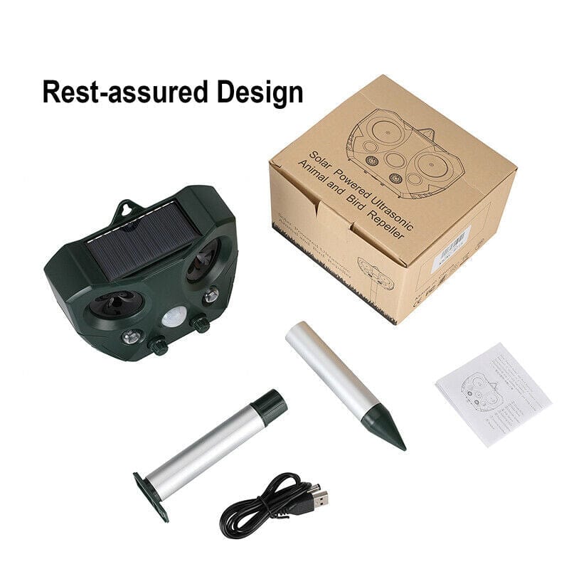 Motion Activated Outdoor Pest Repellent With LED Lights