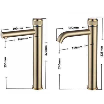 Stylish One Handle Bathroom Faucet for Hot Cold Water