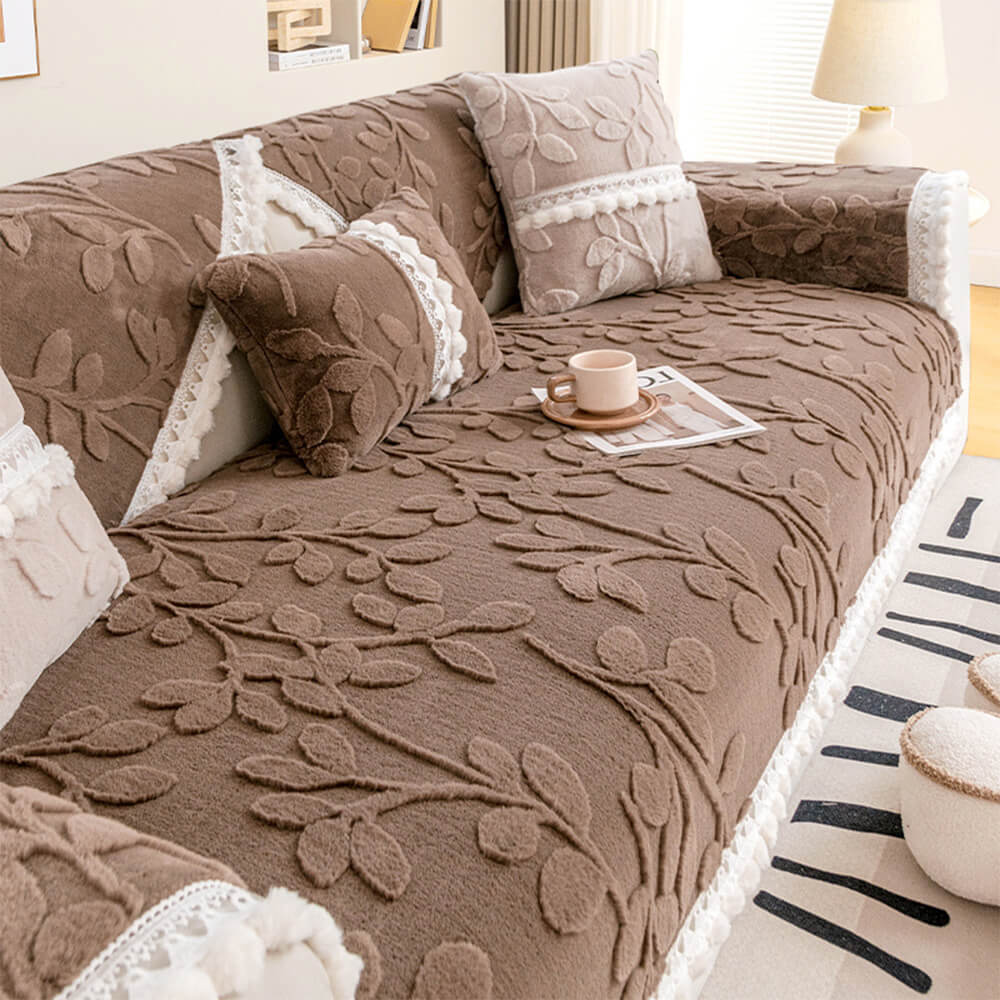 Luxury Soft Velvet Sofa Slipcover