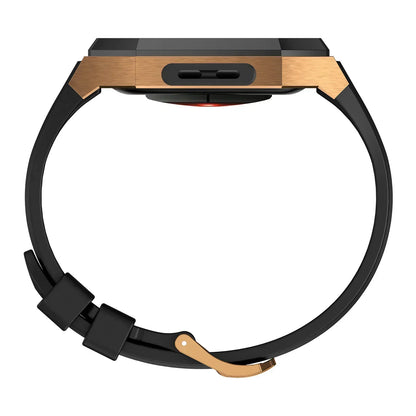 Colorful Rubber Apple Watch Strap With Metal Case