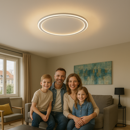 Bright Dimmable LED Ceiling Lamp in Soft White