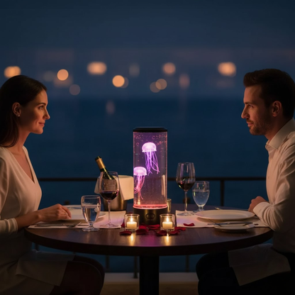 Soothing LED Jellyfish Table Lamp