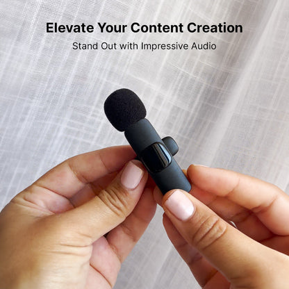 Compact Portable Wireless Clip On Microphone