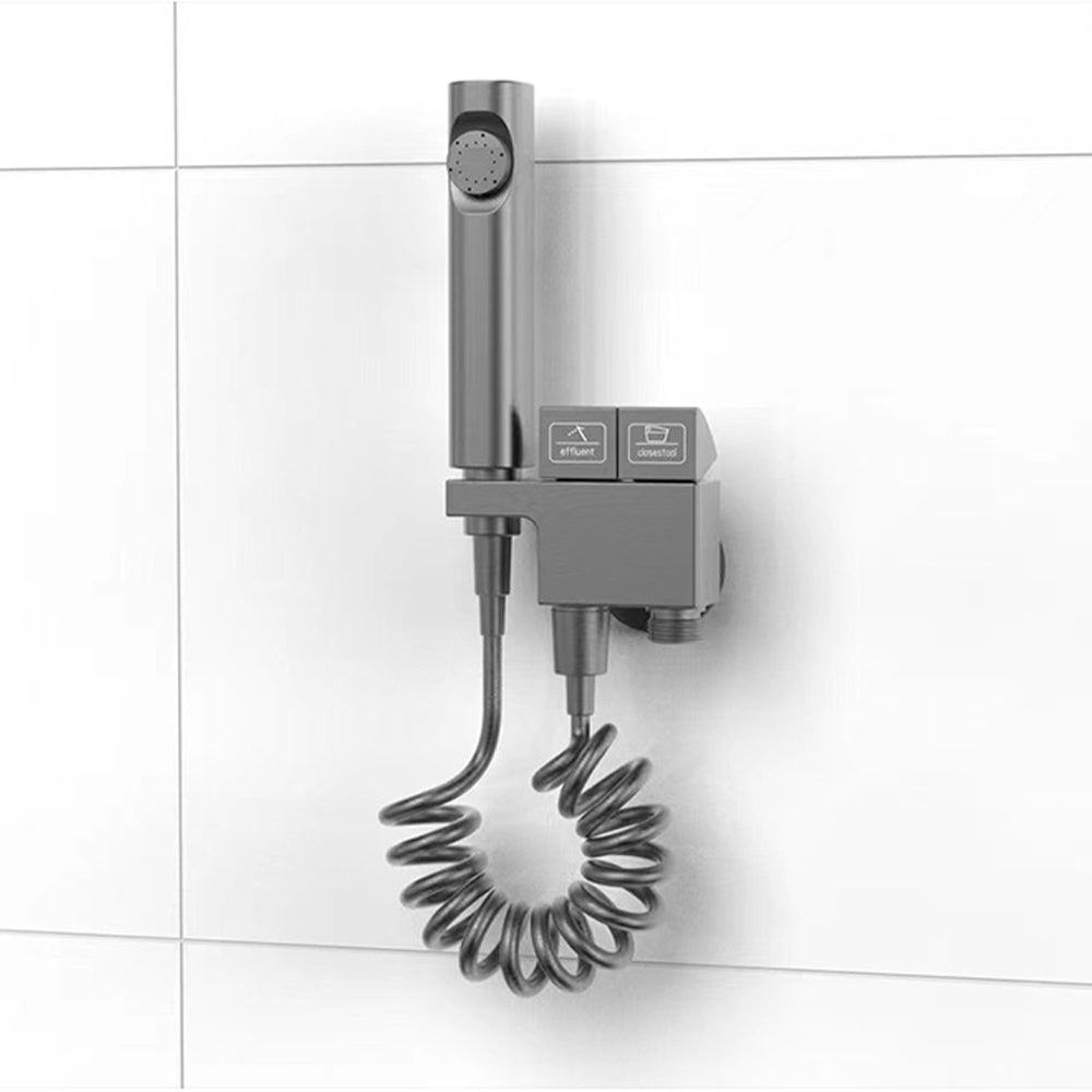 Portable Toilet Bidet Spray Kit With Adjustable Valve