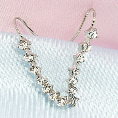 Sparkling Diamond Stud Earrings