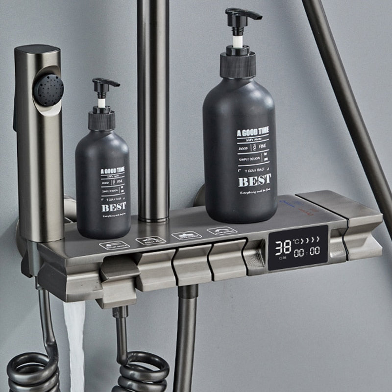 Advanced Shower System with LED Digital Screen