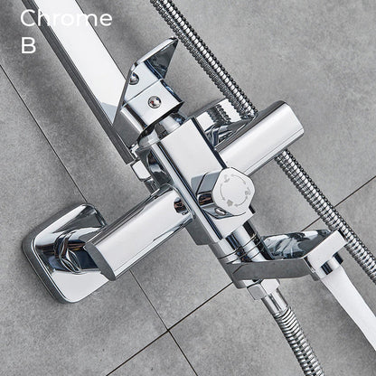 Luxury Rain Shower Head With Handheld Sprayer Easy Fit