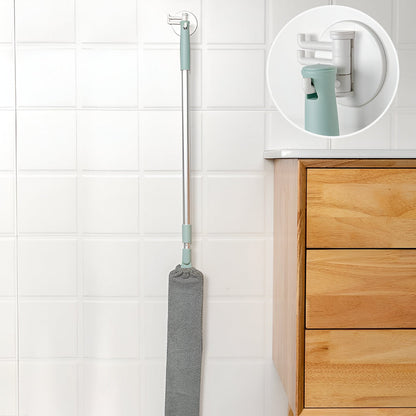 Compact Extendable Microfiber Mop Cleaning Brush Flat Head