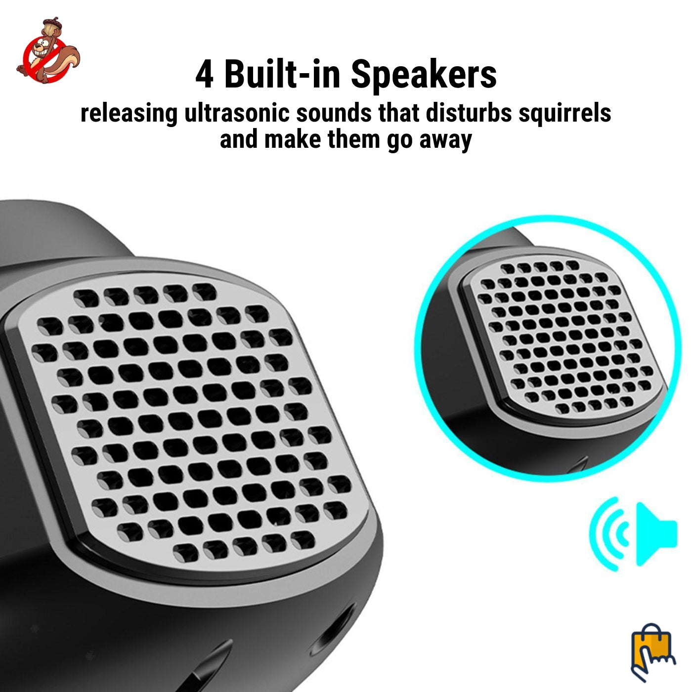 Effective Indoor Pest Repeller Ultrasonic Squirrel Deterrent
