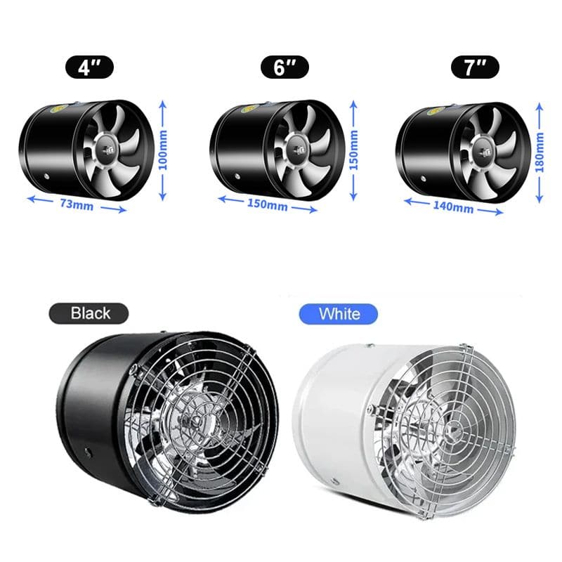 Silent Copper Ventilation Fan for Home Use