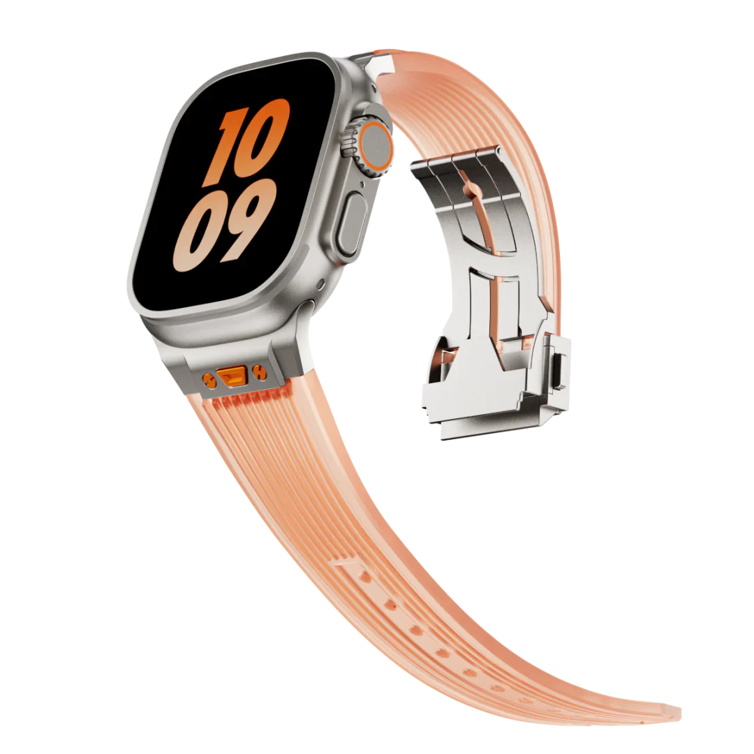 Transparent Soft Apple Watch Silicone Strap