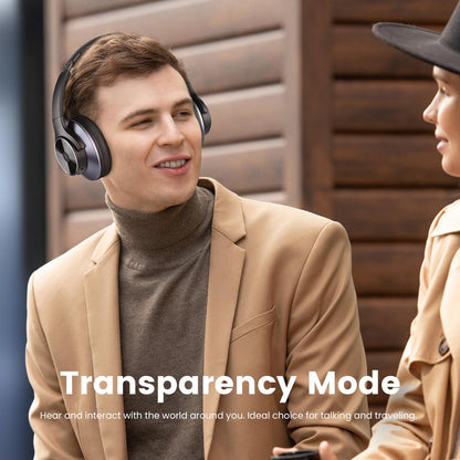 Noise Cancelling Wireless Headphones, Bluetooth 5.0 Microphone