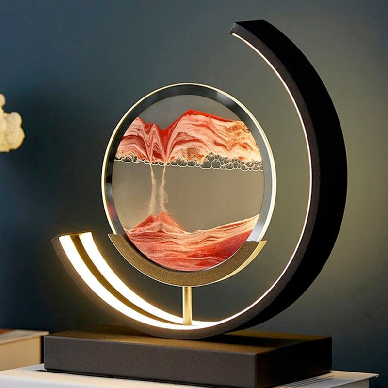 Calming Wave Sand LED Table Lamp