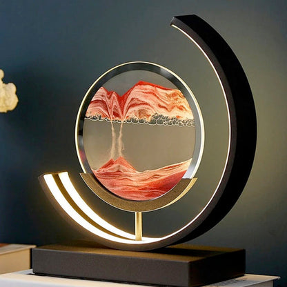 Calming Wave Sand LED Table Lamp