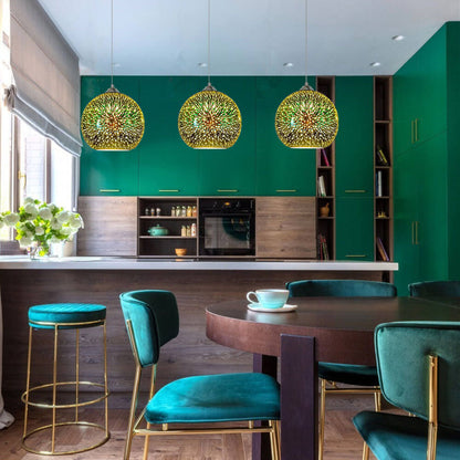 Vibrant Glass Pendant Ceiling Light