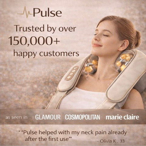 Portable Heated Shiatsu Neck Massager with Cordless Design