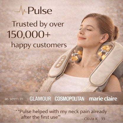 Portable Heated Shiatsu Neck Massager with Cordless Design