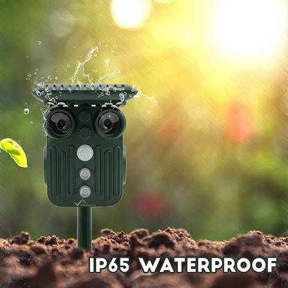 Outdoor Solar Powered Deer Repellent, 5 Modes, Waterproof
