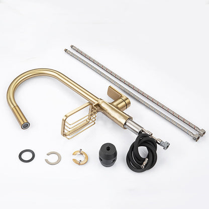 Stylish Kitchen Faucet With Pull Down Spray nozzle