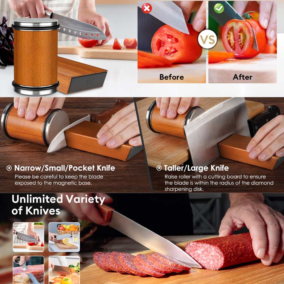 Easy Diamond Knife Sharpener For Sharp Edges