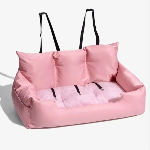Comfy Pet Car Seat Bed For Dogs, Large Medium Sizes