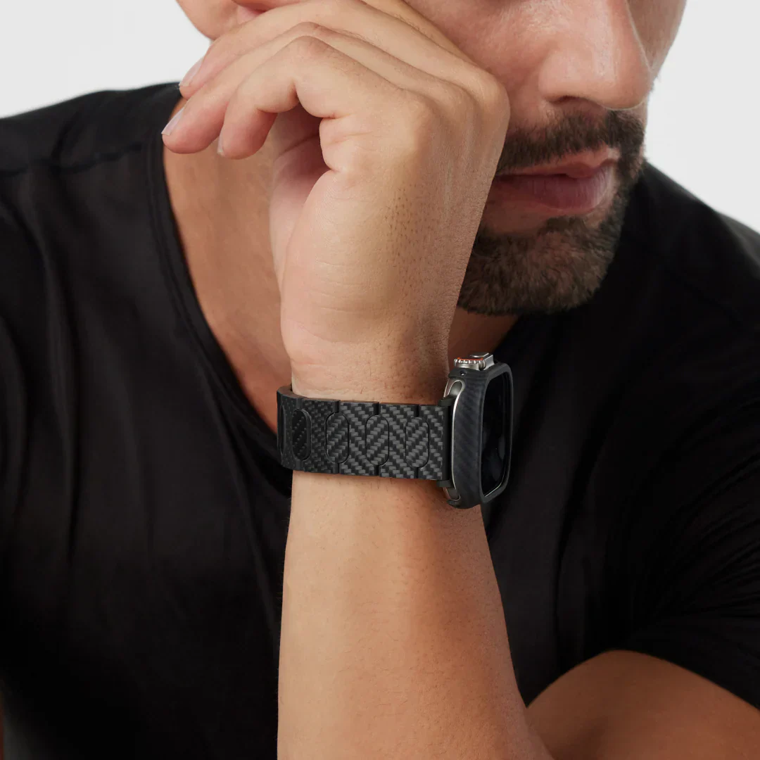Lightweight Carbon Fiber Watch Band