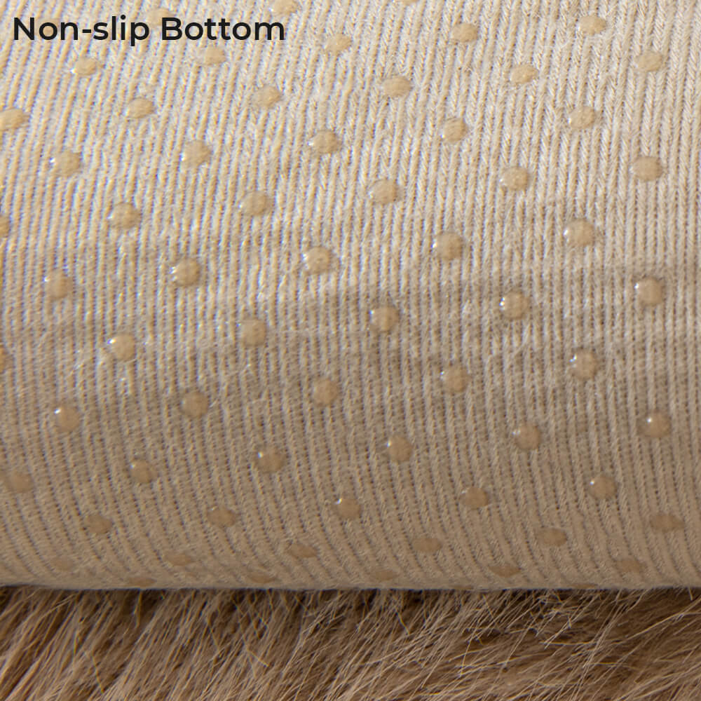 Plush Faux Fur Non Slip Sofa Slipcover Couch Shield