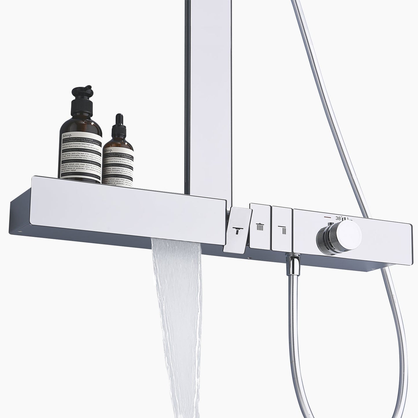 Luxury Shower System with Rain Showerhead