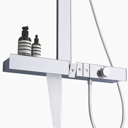 Luxury Shower System with Rain Showerhead