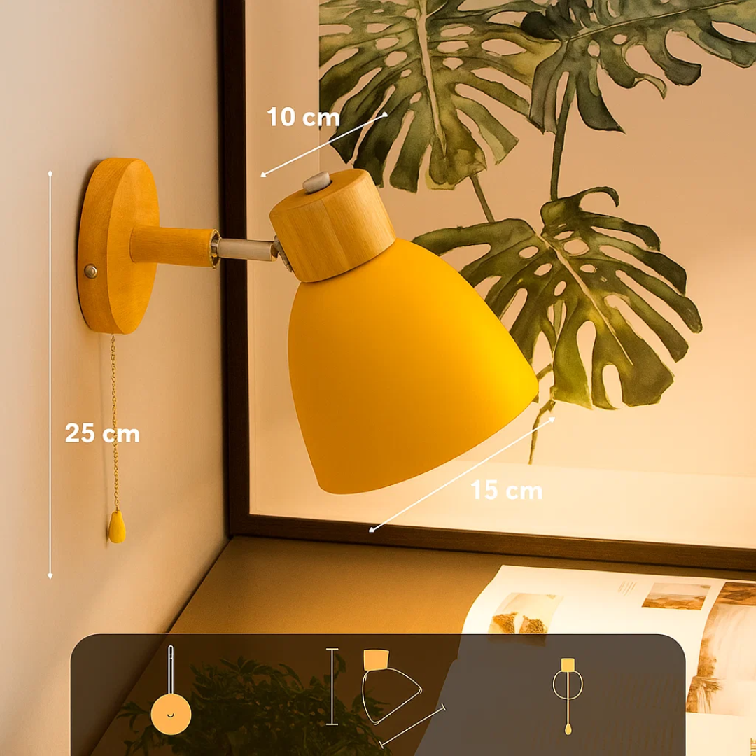 Modern Adjustable Wall Lamp Scandinavian Style