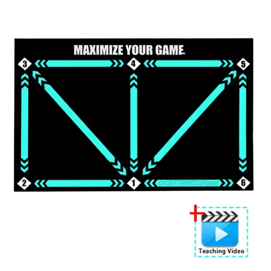 Premium Soccer Practice Mat and Coaching Guide