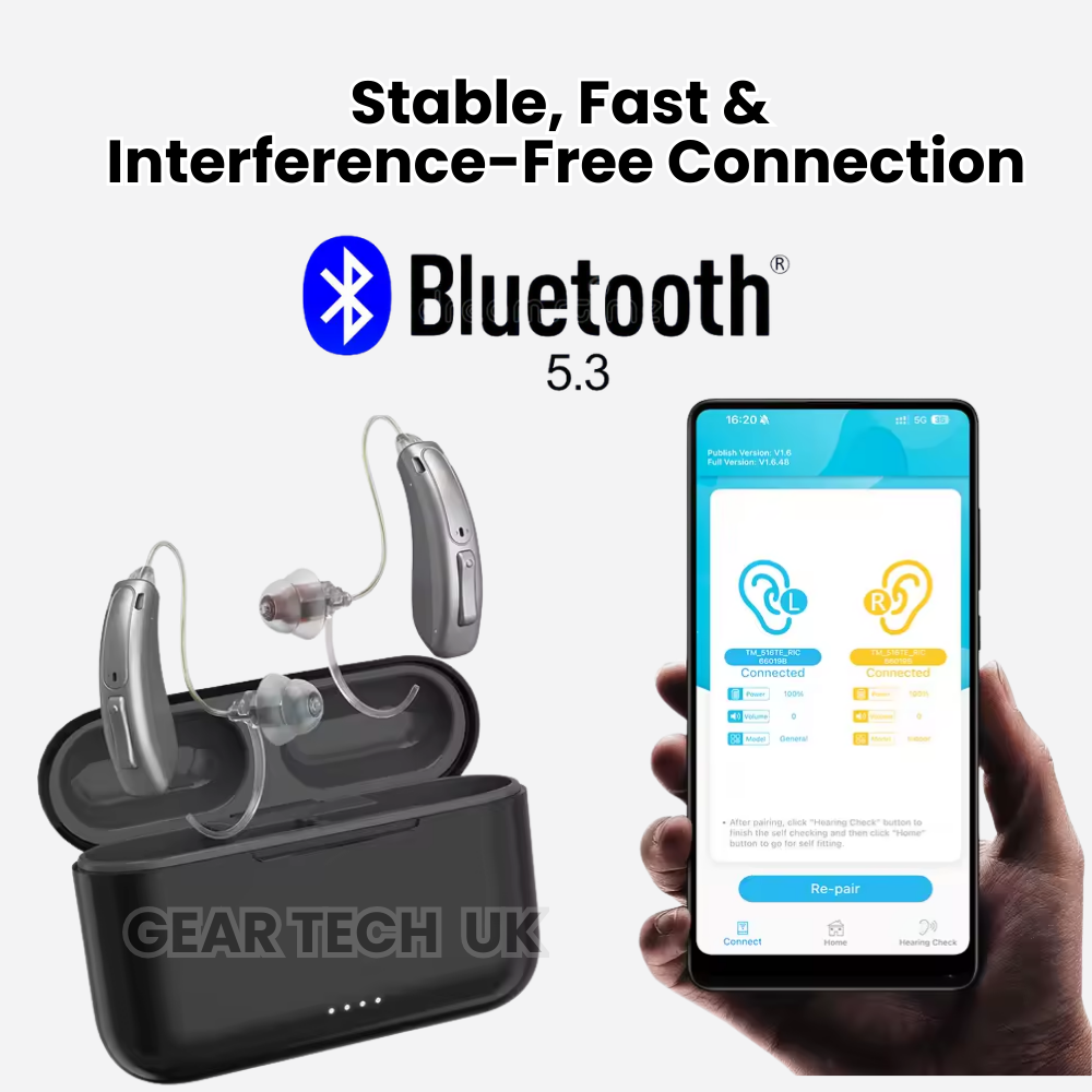 Rechargeable Wireless Noise Cancelling Hearing Amplifier