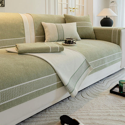 Soft Plush Fleece Sofa Protector Slipcover