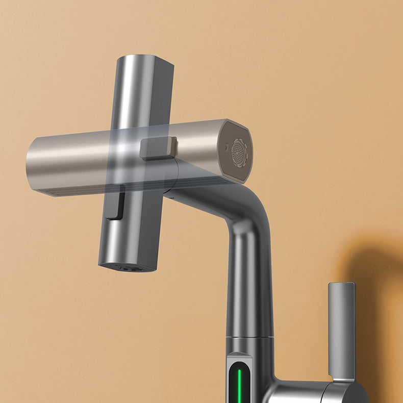 Stylish Brass Single Handle Faucet for Hot Cold Water
